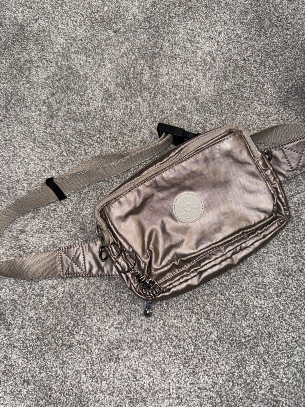 Kipling Metallic Crossbody Belt Bag